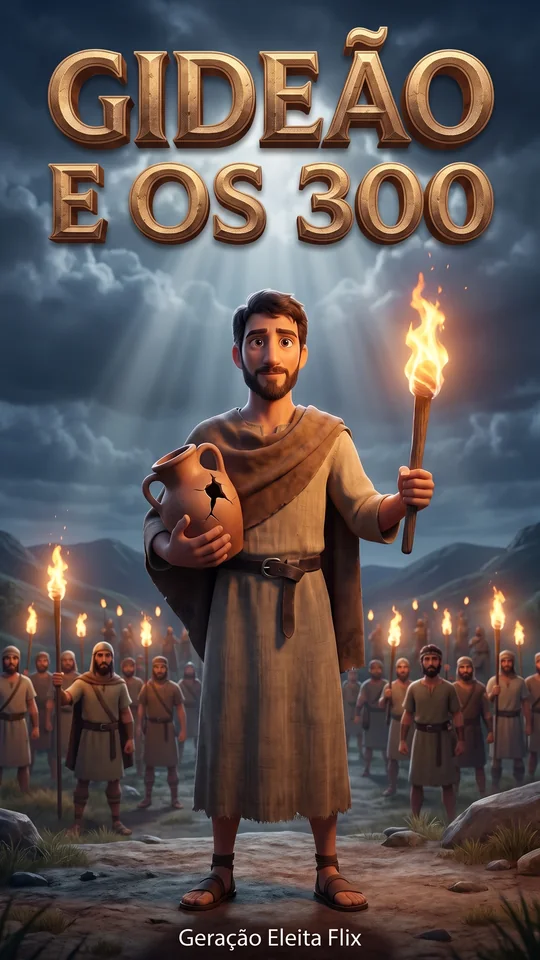 Capa de Gideão e os 300, linha 3 a 6 anos