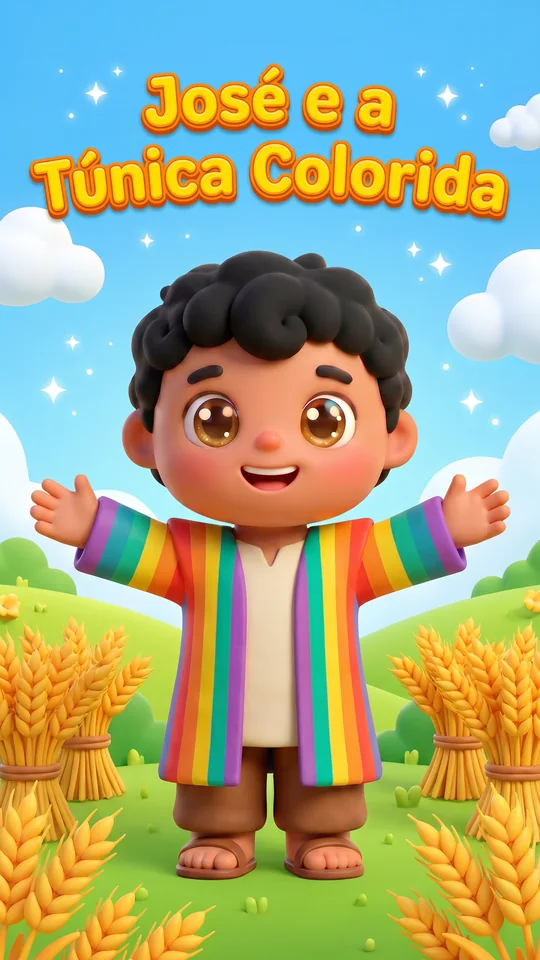 Capa de José e a Túnica Colorida, linha 2 a 3 anos