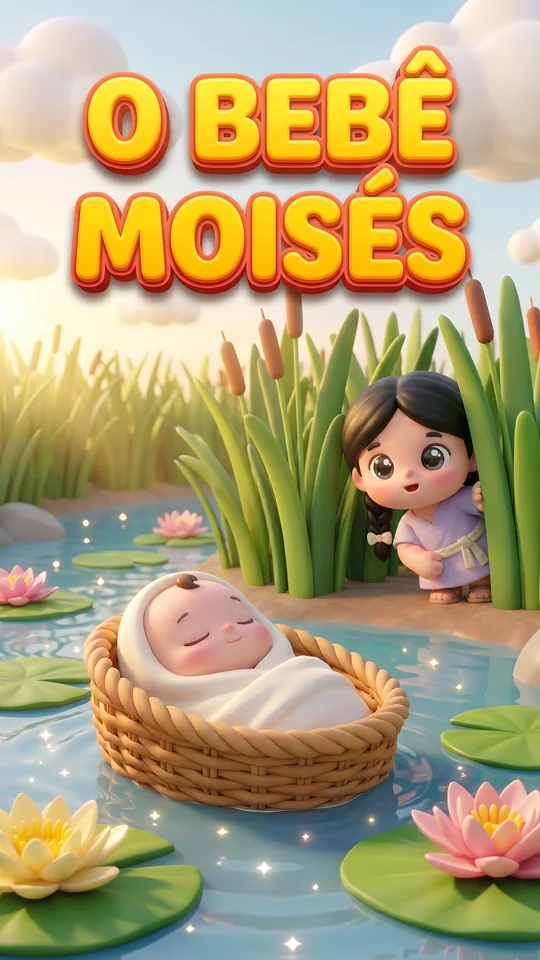 Capa de O Bebê Moisés, linha 2 a 3 anos
