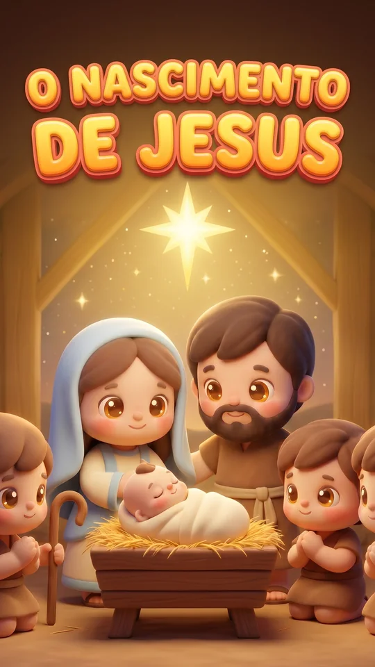 Capa de O Nascimento de Jesus, linha 2 a 3 anos