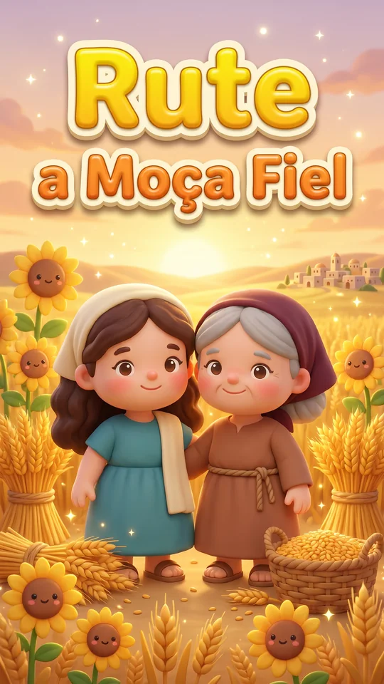 Capa de Rute, a Moça Fiel, linha 2 a 3 anos